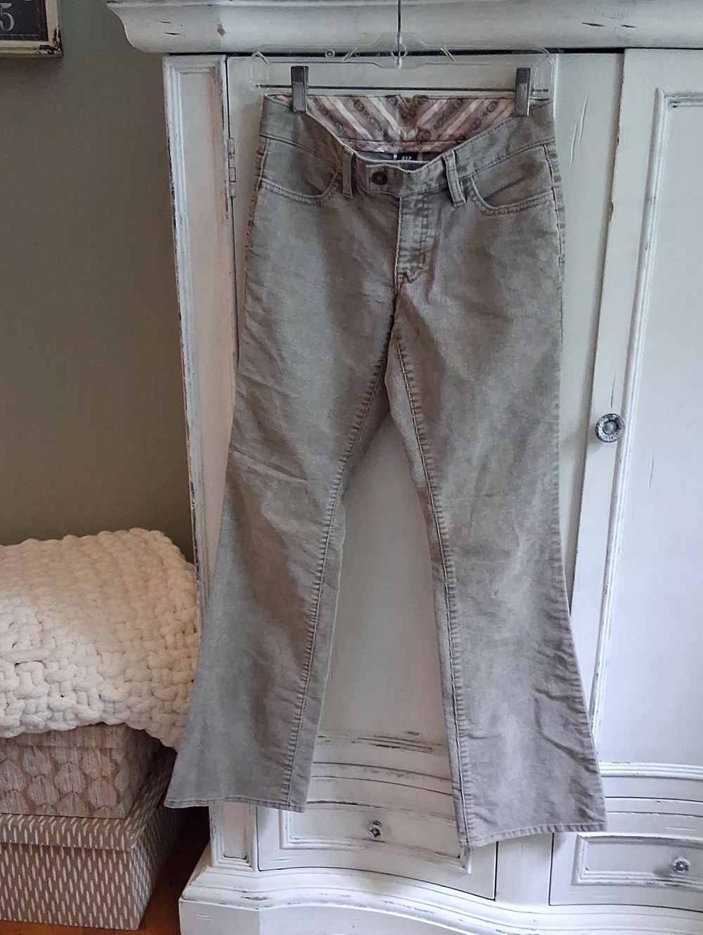 GAP Beige CORDUROY Bootcut Jeans
